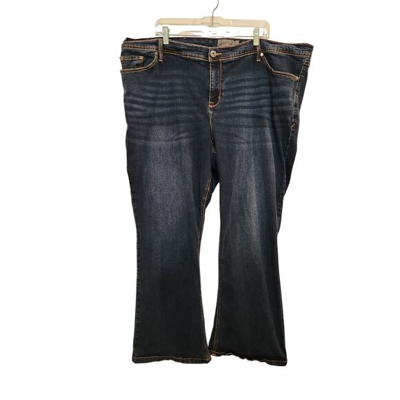 Torrid Feel The Fit Black Denim High Rise Classic Luxe Slim Bootcut Jeans Sz 28R - Picture 1 of 8